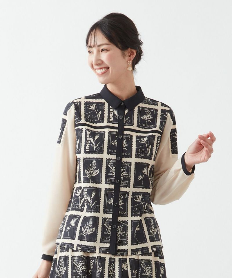 Rossa】プリントブラウス｜【公式】ロッサオンラインストア（通販/EC